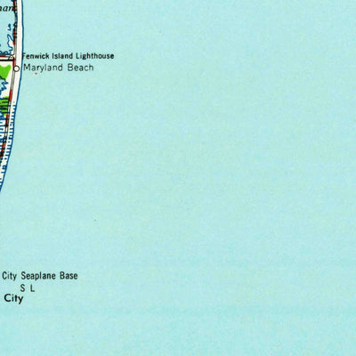 United States Geological Survey Salisbury, MD-DE-NJ-VA (1961, 250000-Scale) digital map