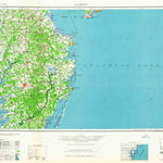 United States Geological Survey Salisbury, MD-DE-NJ-VA (1965, 250000-Scale) digital map