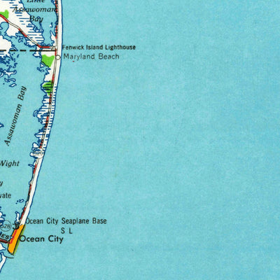 United States Geological Survey Salisbury, MD-DE-NJ-VA (1965, 250000-Scale) digital map