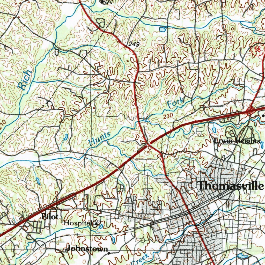 Salisbury, NC (1985, 100000-Scale) Map by United States Geological ...