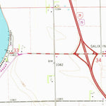 United States Geological Survey Salix, IA-NE (1964, 24000-Scale) digital map