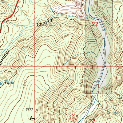 United States Geological Survey Saliz Pass, NM (1999, 24000-Scale) digital map