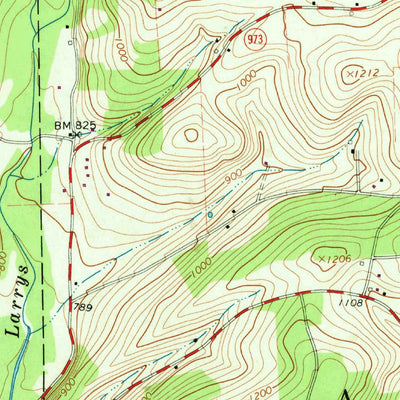 United States Geological Survey Salladasburg, PA (1965, 24000-Scale) digital map