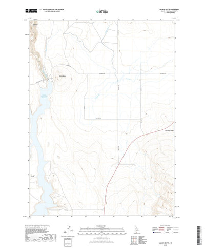 United States Geological Survey Salmon Butte, ID (2020, 24000-Scale) digital map