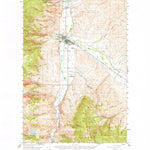 United States Geological Survey Salmon, ID (1950, 62500-Scale) digital map