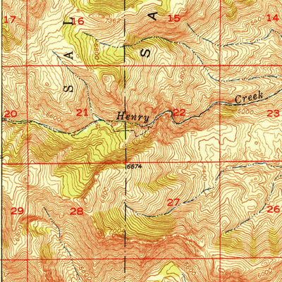 United States Geological Survey Salmon, ID (1951, 62500-Scale) digital map