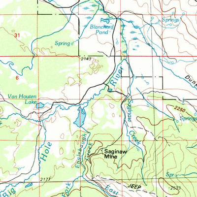 United States Geological Survey Salmon, ID-MT (1981, 100000-Scale) digital map