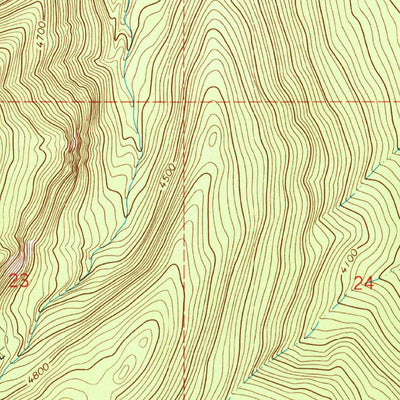 United States Geological Survey Salmon Prairie, MT (1965, 24000-Scale) digital map