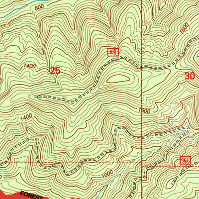 United States Geological Survey Salmon River East, WA (1995, 24000-Scale) digital map