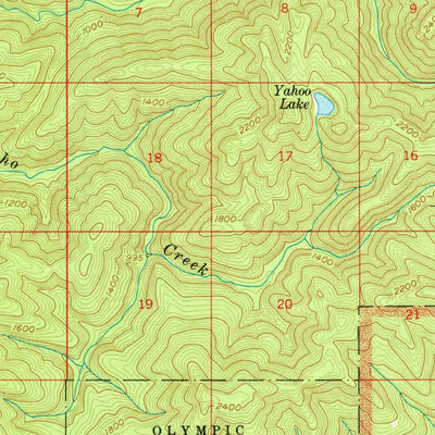 United States Geological Survey Salmon River, WA (1956, 62500-Scale) digital map