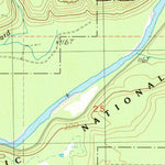 United States Geological Survey Salmon River West, WA (1990, 24000-Scale) digital map