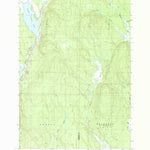 United States Geological Survey Salmon Stream Lake, ME (1988, 24000-Scale) digital map