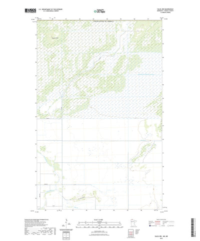 United States Geological Survey Salol NW, MN (2022, 24000-Scale) digital map