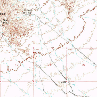 United States Geological Survey Salome, AZ (1961, 62500-Scale) digital map