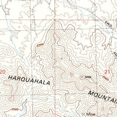 United States Geological Survey Salome, AZ (1990, 24000-Scale) digital map