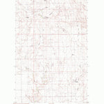 United States Geological Survey Salsbery Reservoir, MT (1984, 24000-Scale) digital map