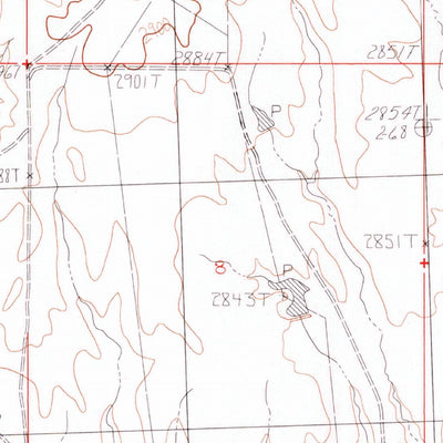 United States Geological Survey Salsbery Reservoir, MT (1984, 24000-Scale) digital map