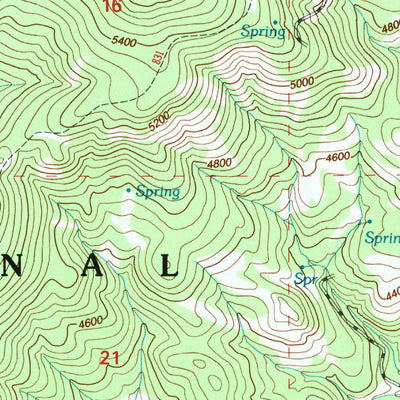 United States Geological Survey Salt Butte, OR (1992, 24000-Scale) digital map