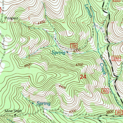 United States Geological Survey Salt Butte, OR (1992, 24000-Scale) digital map