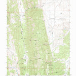 United States Geological Survey Salt Canyon, CA (1989, 24000-Scale) digital map