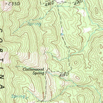 United States Geological Survey Salt Canyon, CA (1989, 24000-Scale) digital map