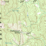 United States Geological Survey Salt Canyon, CA (1989, 24000-Scale) digital map