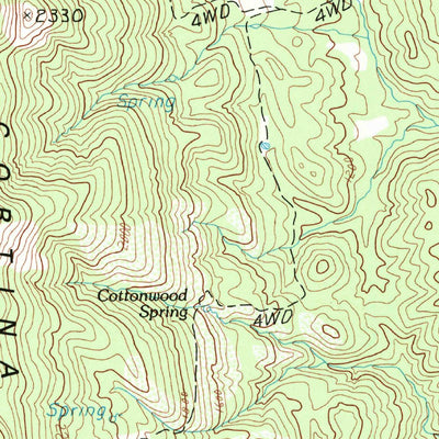 United States Geological Survey Salt Canyon, CA (1989, 24000-Scale) digital map