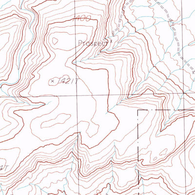 United States Geological Survey Salt Cave, NV (1985, 24000-Scale) digital map
