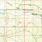 United States Geological Survey Salt Creek, NM (1979, 100000-Scale) digital map