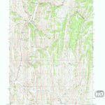 United States Geological Survey Salt Flat, WY (1967, 24000-Scale) digital map