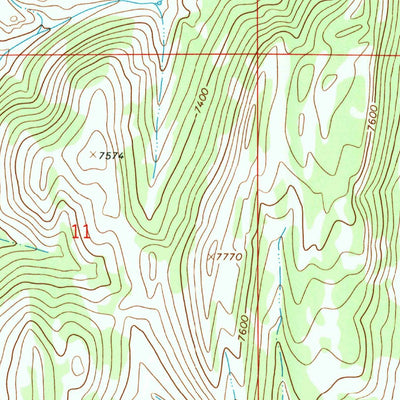 United States Geological Survey Salt Flat, WY (1967, 24000-Scale) digital map