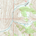 United States Geological Survey Salt Flat, WY (1967, 24000-Scale) digital map