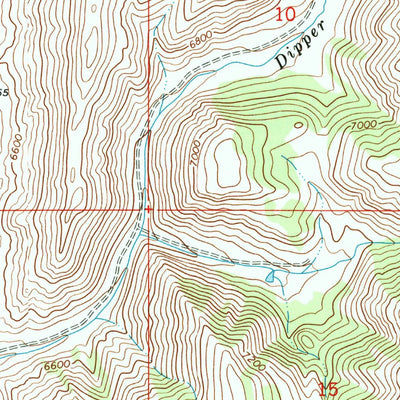 United States Geological Survey Salt Flat, WY (1967, 24000-Scale) digital map