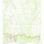 United States Geological Survey Salt Gap, TX (1967, 24000-Scale) digital map