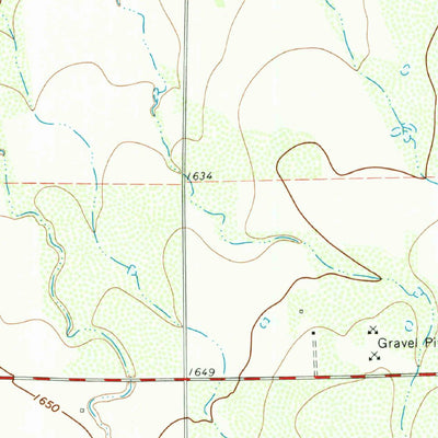 United States Geological Survey Salt Gap, TX (1967, 24000-Scale) digital map