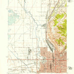 United States Geological Survey Salt Lake City North, UT (1951, 24000-Scale) digital map