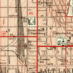 United States Geological Survey Salt Lake City North, UT (1951, 24000-Scale) digital map