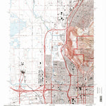 United States Geological Survey Salt Lake City North, UT (1998, 24000-Scale) digital map