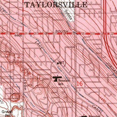 United States Geological Survey Salt Lake City South, UT (1999, 24000-Scale) digital map