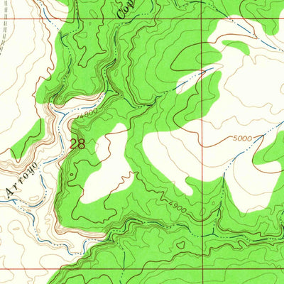 United States Geological Survey Salt Lake, NM (1964, 24000-Scale) digital map