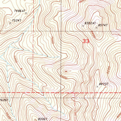 United States Geological Survey Salt Marsh Canyon, NV (1986, 24000-Scale) digital map