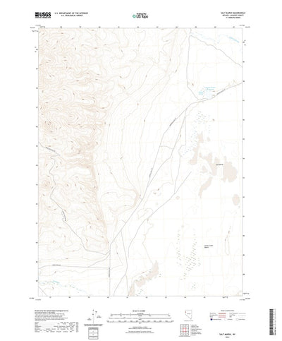 United States Geological Survey Salt Marsh, NV (2021, 24000-Scale) digital map