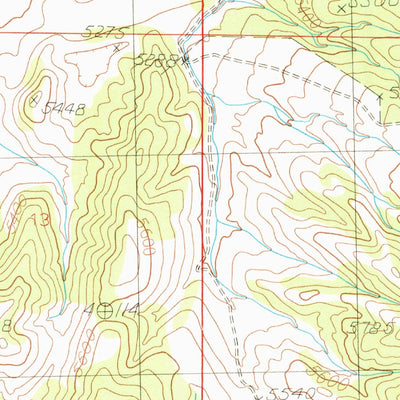 United States Geological Survey Salt Mountain, UT (1985, 24000-Scale) digital map