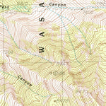 United States Geological Survey Salt Mountain, UT (1985, 24000-Scale) digital map