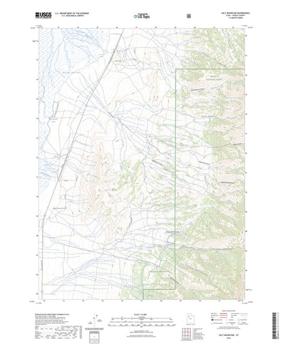 United States Geological Survey Salt Mountain, UT (2023, 24000-Scale) digital map