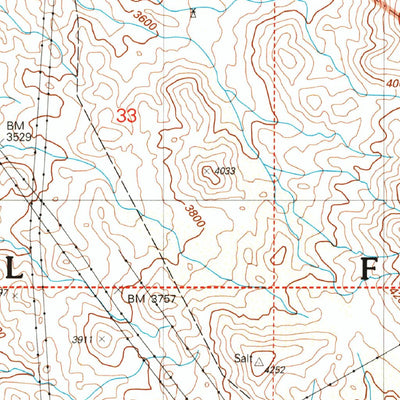 United States Geological Survey Salt River Peak, AZ (2004, 24000-Scale) digital map