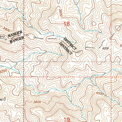 United States Geological Survey Salt River Peak, AZ (2004, 24000-Scale) digital map