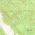 United States Geological Survey Salt Spring Valley, CA (1962, 24000-Scale) digital map