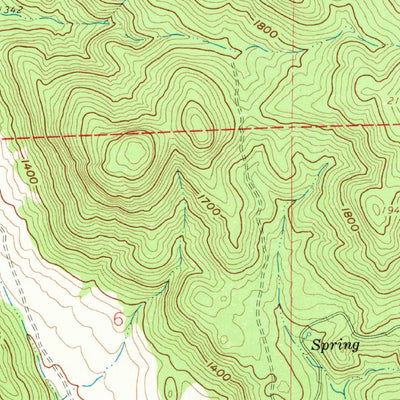 United States Geological Survey Salt Spring Valley, CA (1962, 24000-Scale) digital map
