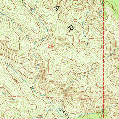 United States Geological Survey Salt Spring Valley, CA (1962, 24000-Scale) digital map